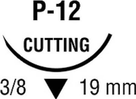 Suture with Needle Polysorb™ Absorbable Coated Undyed Suture Braided Polyester Size 4 - 0 18 Inch Suture 1-Needle 19 mm Length 3/8 Circle Reverse Cutting Needle by Medtronic/Minimally Invasive Therapies Group  ID SL-5627-G